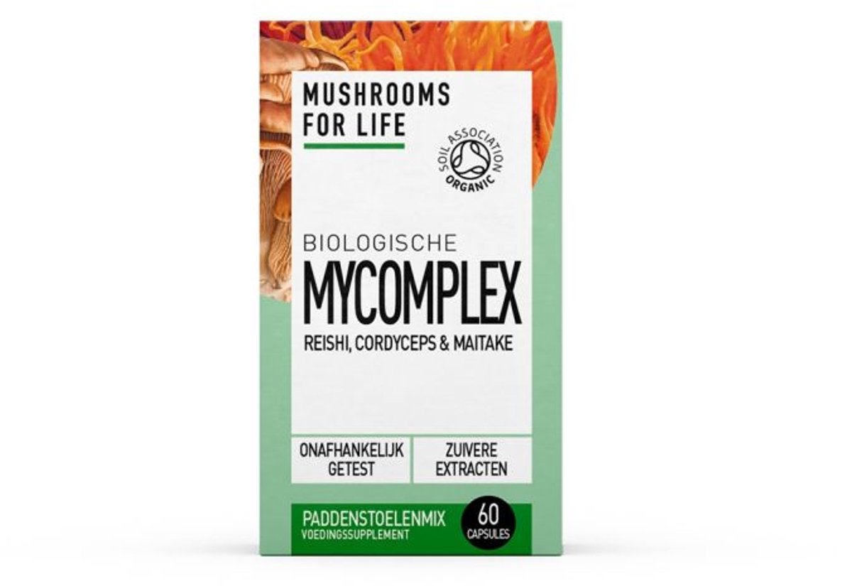 Mushrooms4Life / MyComplex Paddestoel Biologisch – 60 caps