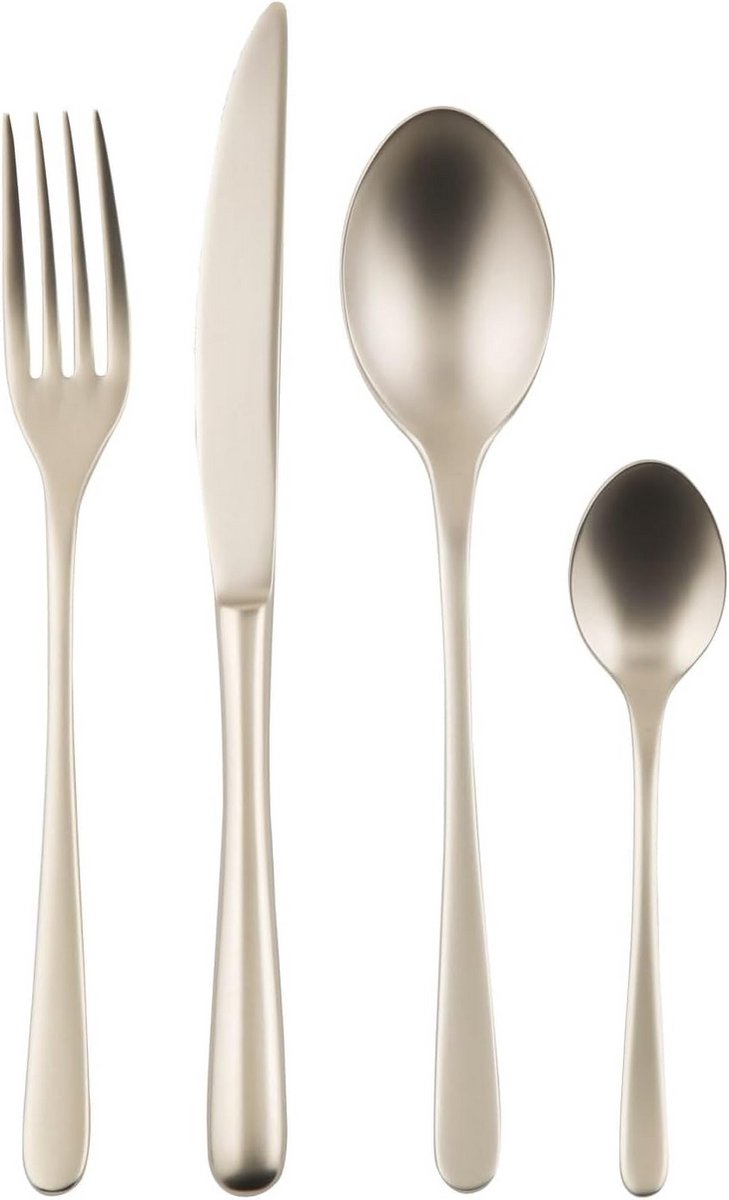 24-delige Bestekset Monobloc - Antique Champagne PVD Afwerking