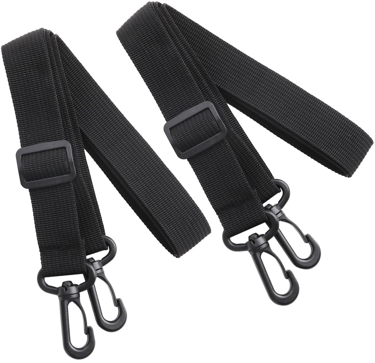IMPERATORIS® Schouderriem voor Tas - Vervangende Draagriem - Verstelbaar - Met Haken - Universeel voor Laptoptas en Reistas - 2 stuks