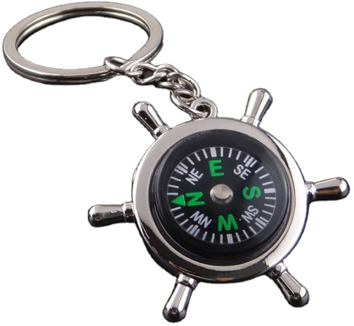 Go Go Gadget - Sleutelhanger - Kompas - Compact - Altijd bij de hand - Zakformaat - Survival - Noodpakket - 1 stuk