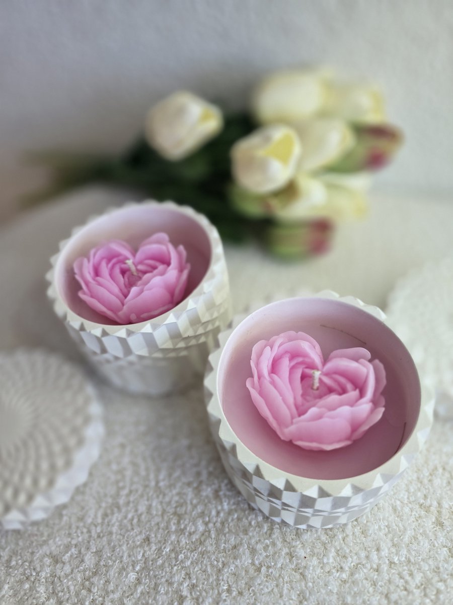 Blush aura kaars
