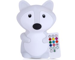 Product: Kadoing Vos Nachtlamp (Groot) met Afstandsbediening - Oplaadbare Lamp voor Kinderen - 17cm Hoog, van het merk