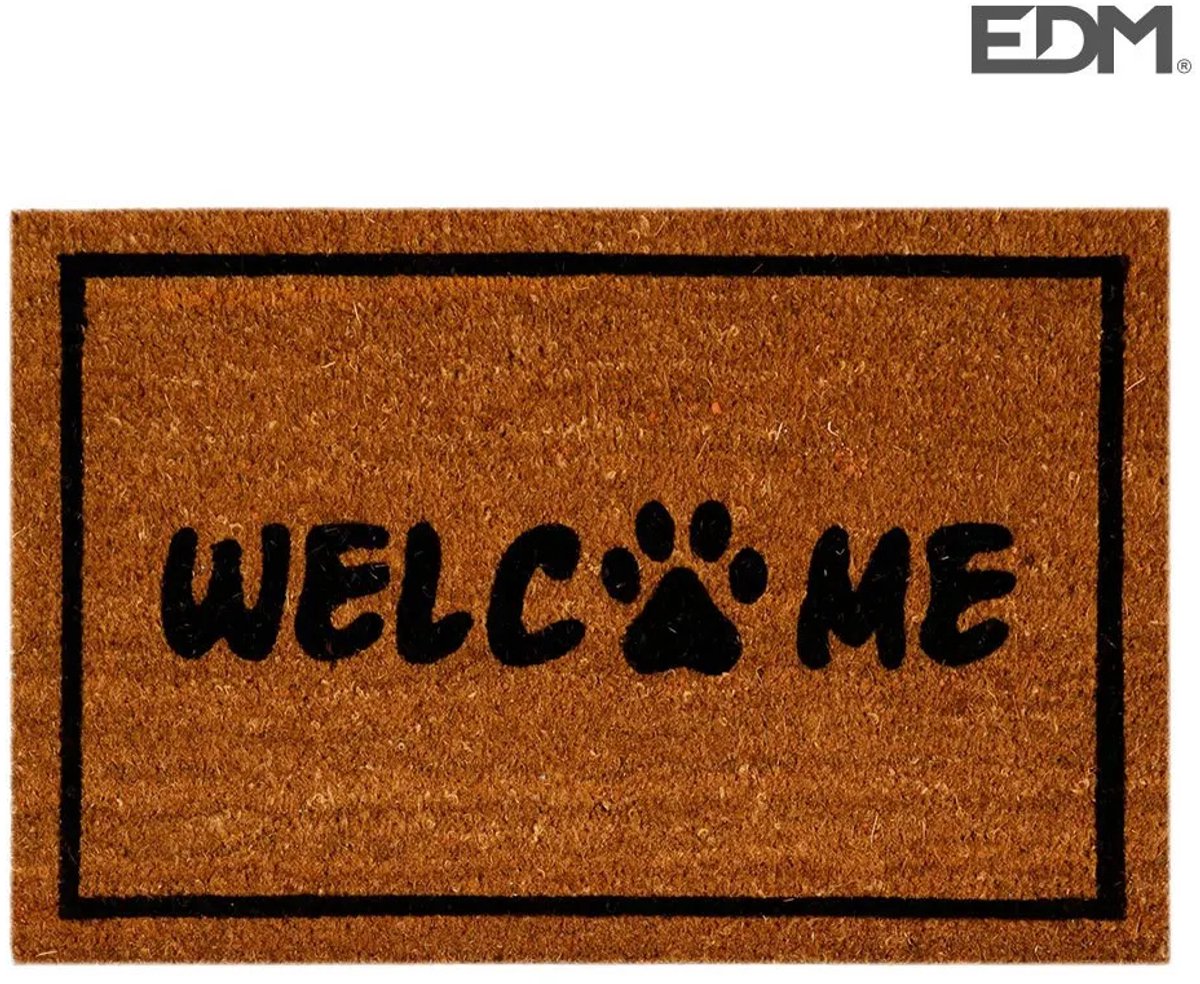Deurmat EDM Bruin Kokos Vezel 60x40 cm -