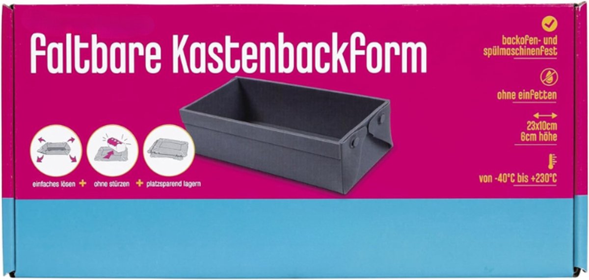 Famanu – Opvouwbare siliconen cakevorm voor taarten broden en desserts 25 cm