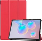 Cazy Samsung Galaxy Tab S6 hoes - Smart Tri Fold Book Case - Tablet hoes - Zwart