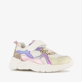 Blue Box meisjes dad sneakers wit pastel - Maat 34