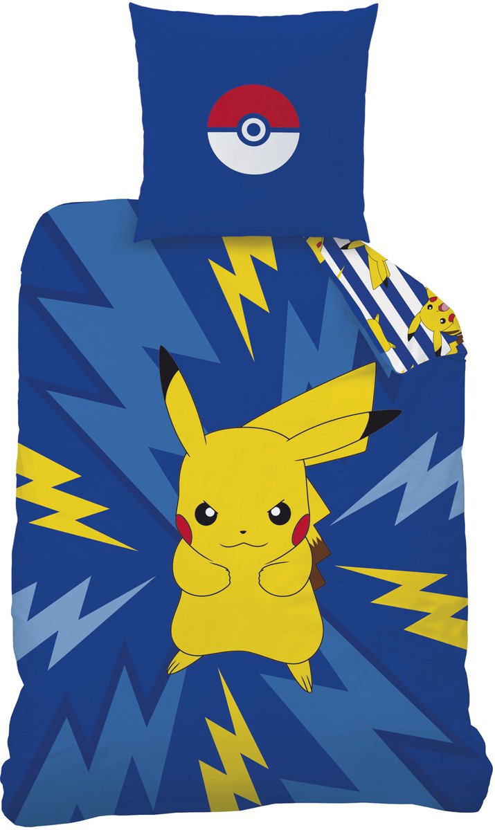 Pokémon Dekbedovertrek Spike - Eenpersoons - 140 x 200 cm - Katoen