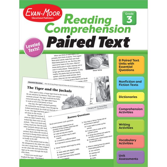 Reading Comprehension: Paired Text- Reading Comprehension, P ... - cover
