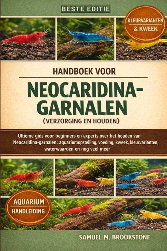 Handboek voor Neocaridina-garnalen (verzorging en houden) - cover