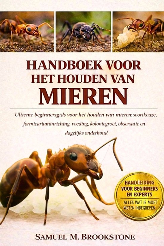 Handboek voor het houden van mieren - cover