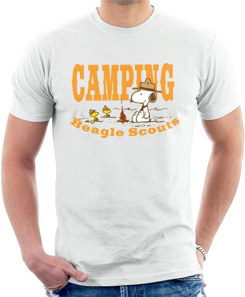 T-shirt met Snoopy en Woodstock Motief