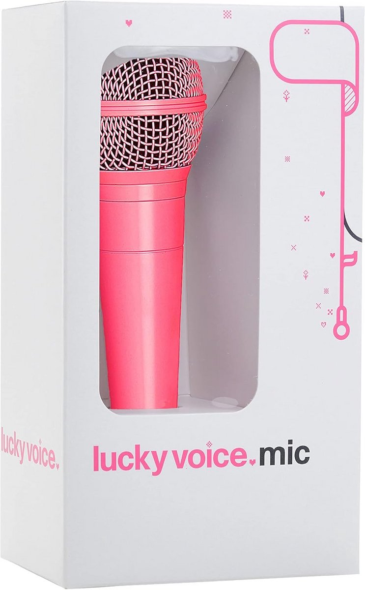 Draagbare Karaoke Microfoon voor Volwassenen en Kinderen - 5 Meter Kabel - Roze
