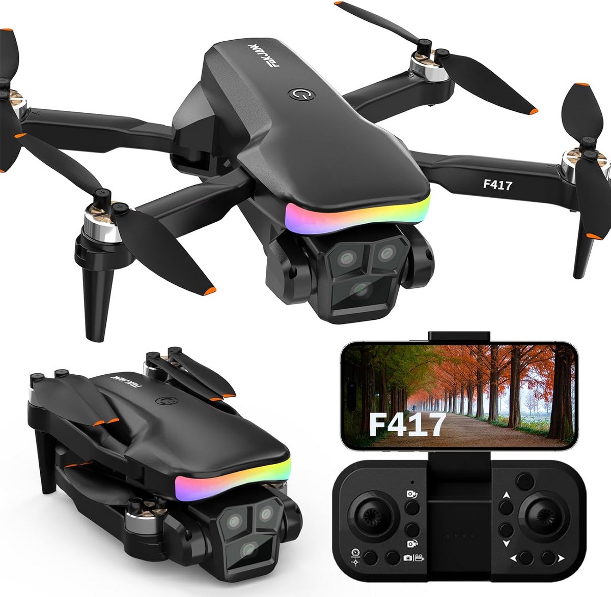 Beginners Drone met 1080p HD Camera en LED Verlichting