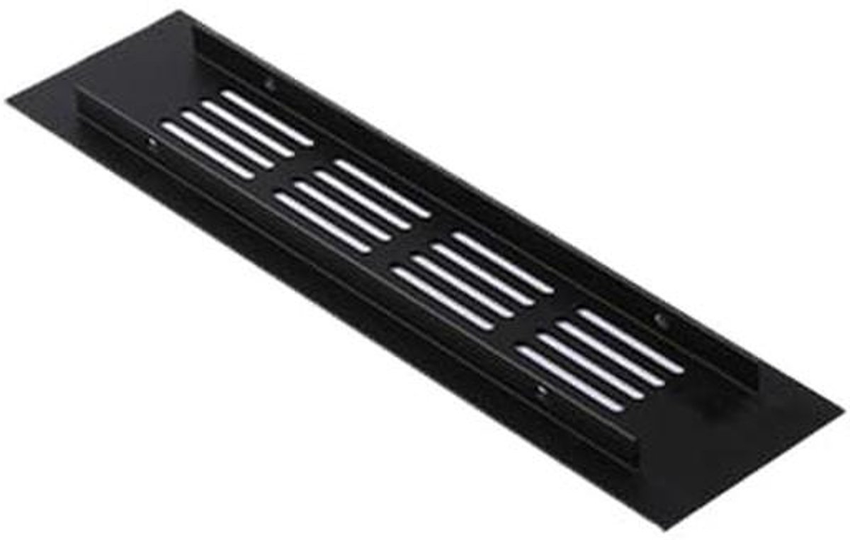 Ventilatierooster 150 mm x 50 mm - 2 Stuks Aluminium voor Keuken en Kast