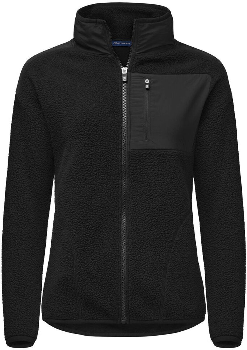 Cutter & Buck Cascade Sherpa Fleece Dames 351471 - Zwart - 42/XL