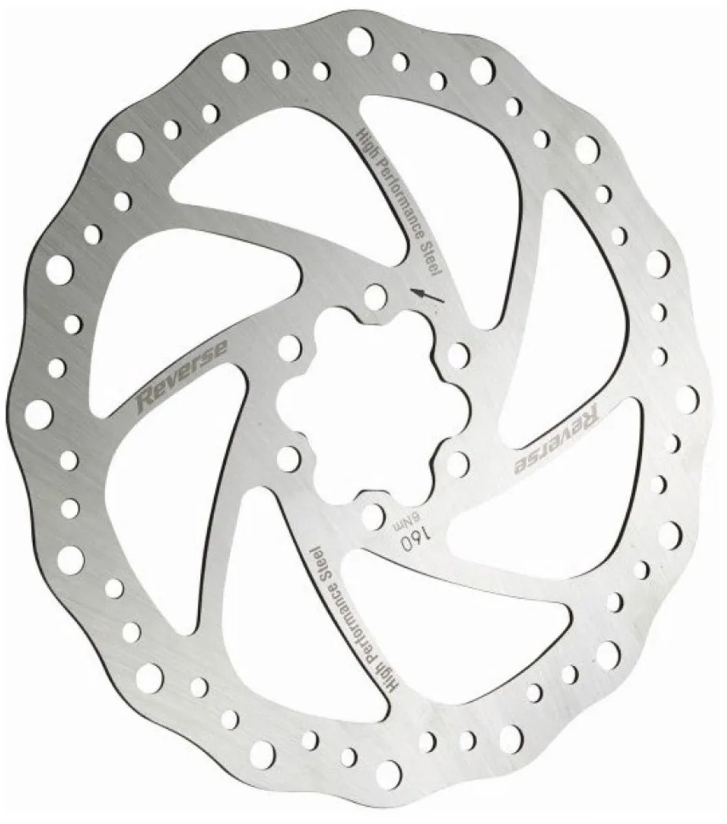Reverse Components Discrotor Steel Remschijf Zilver 160 mm