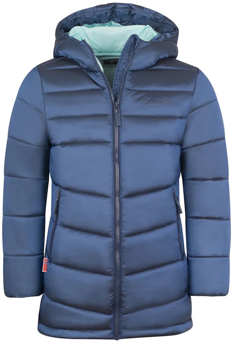 Trollkids Trondheim Coat Jas cm Meisje Marineblauw