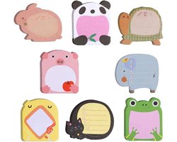 Set van 40 Mini Zelfklevende Notebooks - Schattige Zelfklevende Notities voor School - Kantoor - Schoolstudenten - Kindergeschenken
