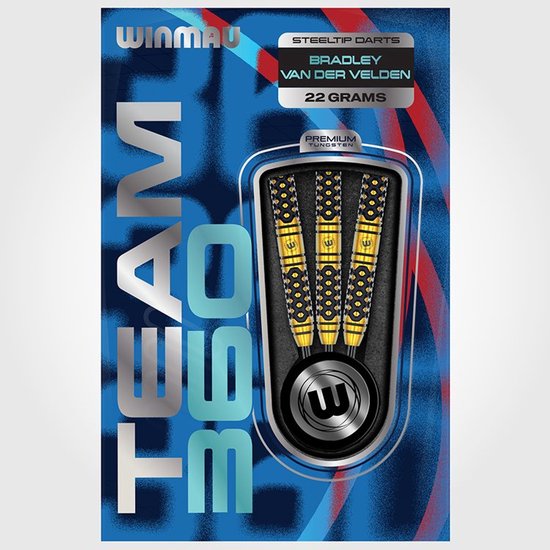 Winmau Team 360 Bradley van der Velden 90% - Dartpijlen van Merkloos — afbeelding 3