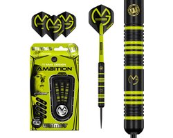 Winmau Michael van Gerwen Ambition Black Coated Brass - Dartpijlen