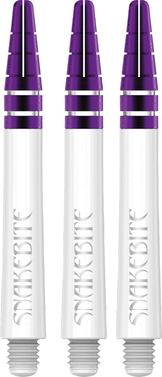 Red Dragon Nitrotech Snakebite White/Purple - Dart Shafts