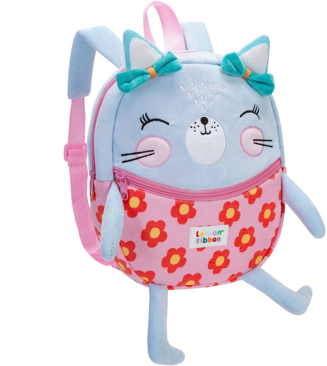 Lemon Ribbon Peuterrugzak Furry Animals Cat - 30 x 28 x 6 cm - Polyester