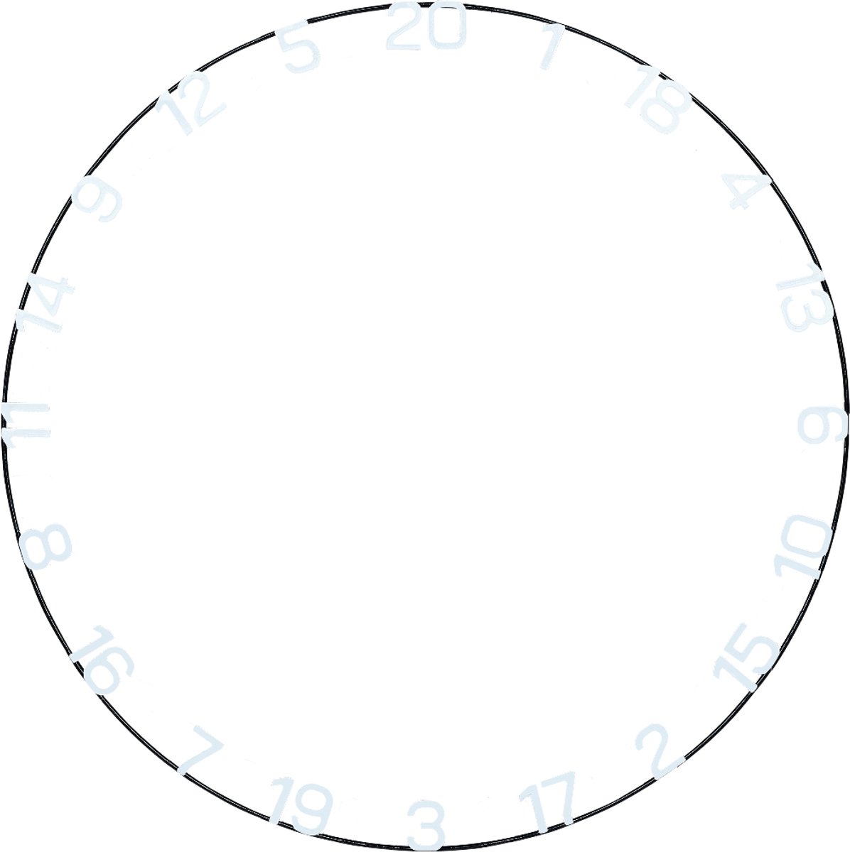 Unicorn Eclipse Ultra-Visible Number Ring - 30% Larger