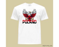 Poland T-Shirt – Polska Eagle Emblem | Polish Pride Tee for Men & Women Print High Quality Design 100 % Cotton