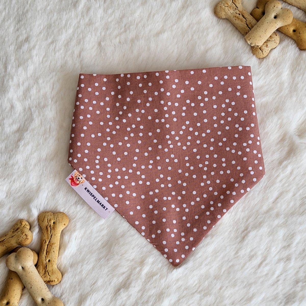Kwispelmarkt - Honden bandana - Honden sjaal - Confetti