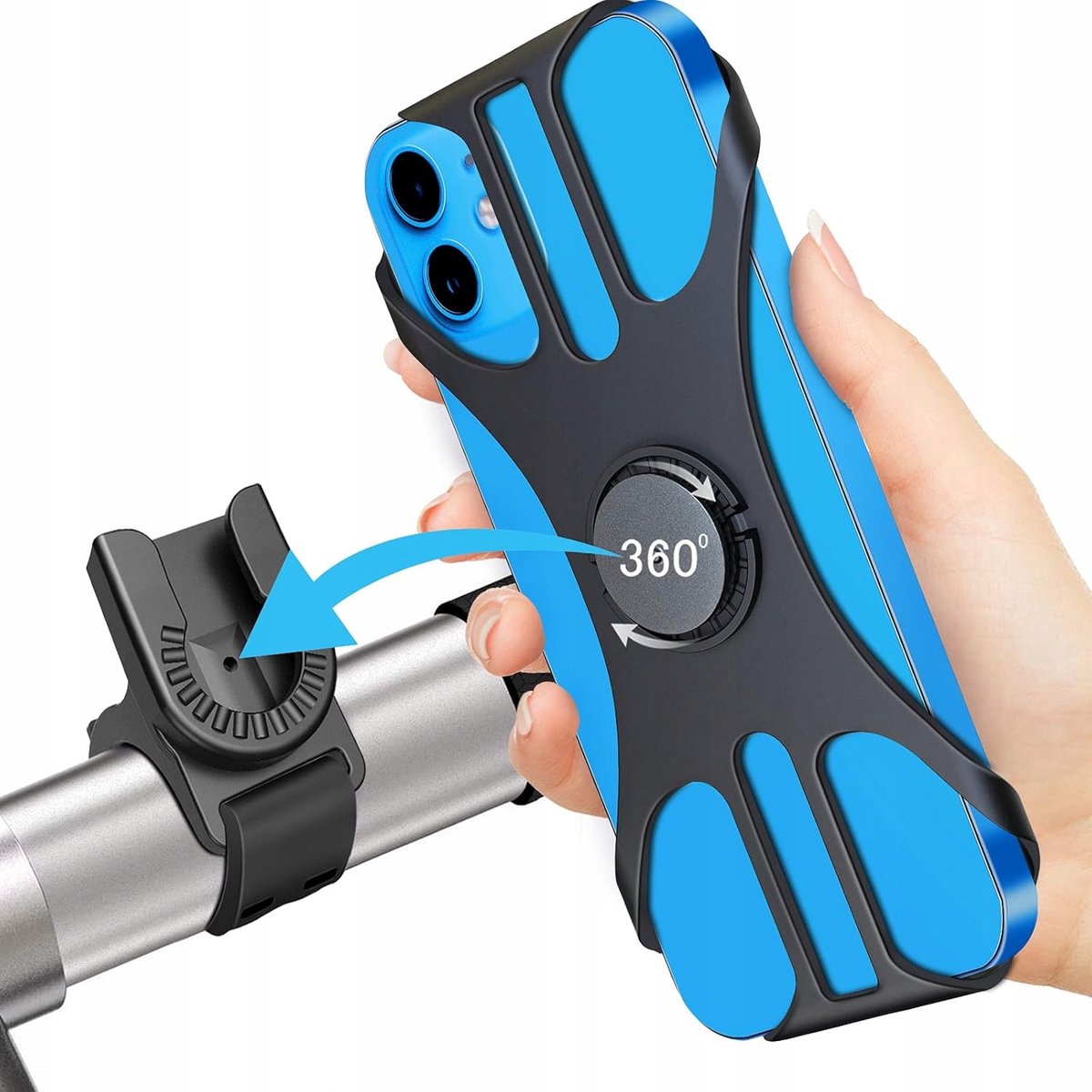 Deerfun Fiets telefoonhouder - Universeel & Gereedschapsvrij