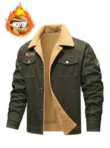 Acheter Cozy Up Hommes Épais Polaire Vestes Hommes Vêtements De Sport Doublure En Laine Vestes Chaudes Manteaux Homme Manteau Thermique Hommes Manteau D'hiver Grande Taille M- 9XL