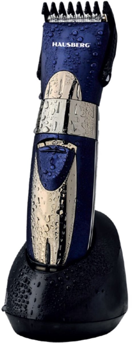 Hausberg HB-64AU Oplaadbare Tondeuse / Haarclipper 220–240 V | Goud Met Verwijderbare Bladen & CE-Norm – Voor Haar & Baard
