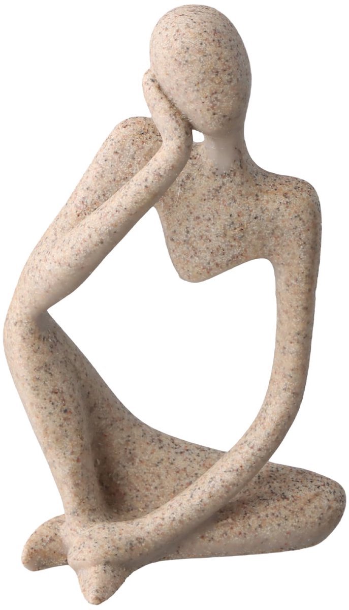 Stunq® Abstracte Denker Sculptuur - Hars, Miniatuur, Decoratie