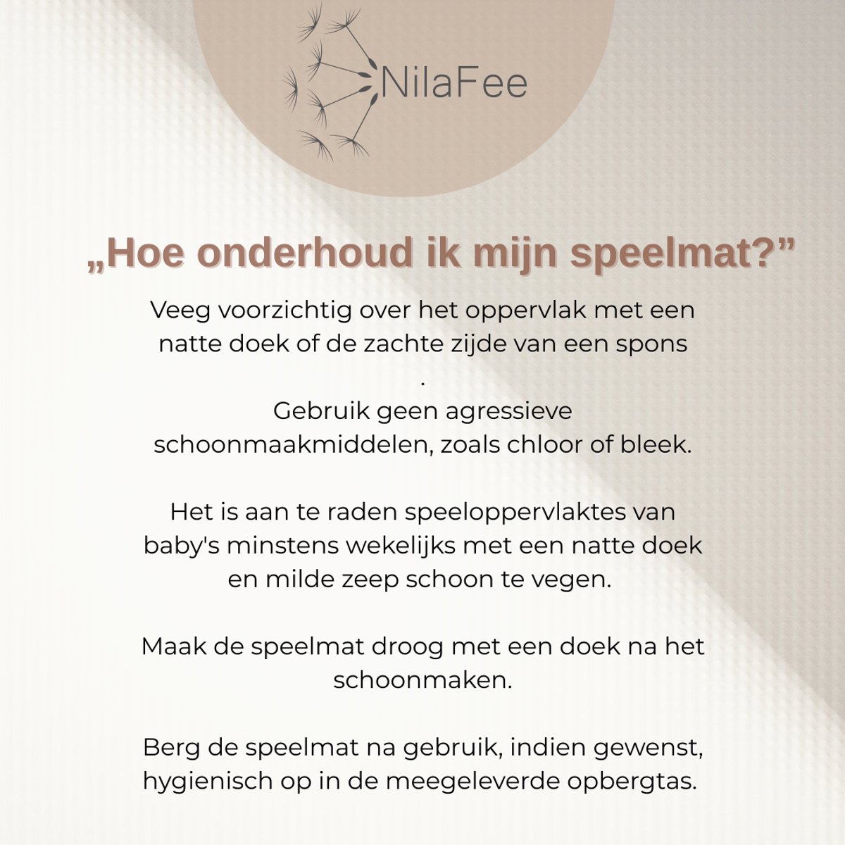NilaFee™ - Speelmat - Foam - Baby - Speelkleed - Kruipmat - 180 x 120 x 1.5 cm - Puzzelmat - Opbergtas -Geometry Sandy – foto 7