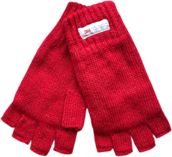 Capgoost handschoenen voor dames, warme winterhandschoenen, super dik gebreide vingerloze handschoenen, thermo gevoerde handschoenen, winterhandschoenen gebreide handschoenen cadeau Kerstmis voor