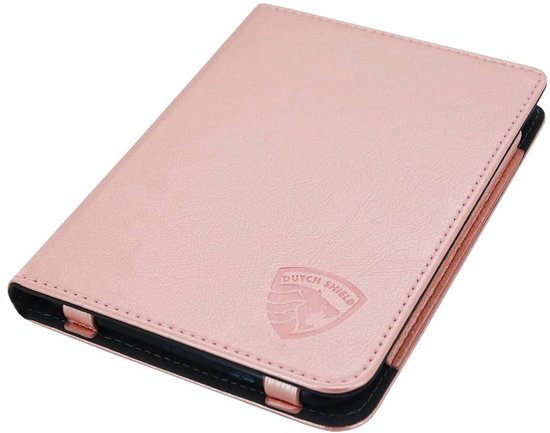 Luxe Hoesje - Sleepcover Geschikt voor Kobo Clara Colour - Book Case Hoes Cover - Roze Goud - ereader hoesje - cover van Luxe — afbeelding 4