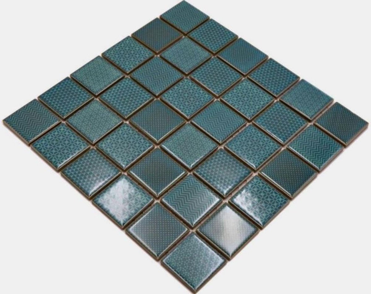 Keramische Mozaïek Tegels Groen Céladon Emerald voor Badkamer en Keuken