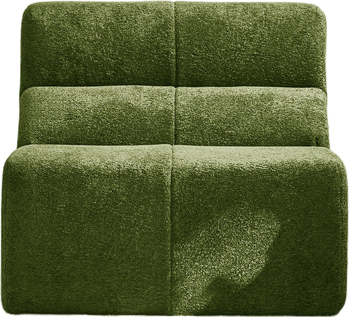 Luxe Wolkenzachte Regenboog-Fluwelen Fauteuil, Perfect voor Woonkamers, Kantoren en Kleine Appartementen- wit