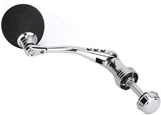 CNC metalen 4-hoek schacht ontwerp molen handvat rocker arm roestvrij staal, voor Shimano merk vismolen (EVA Grip Pill Medium) — afbeelding 4