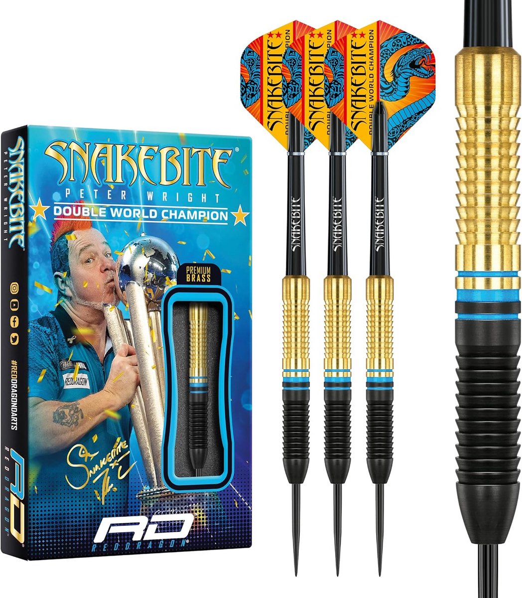Brass Steeltip Darts Set 21 Gram - Professionele Kwaliteit voor Precisie en Grip