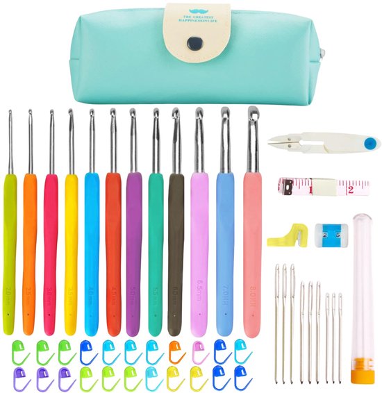 IMPERATORIS® Creative Haakpakket/Haken pakket 47 stuks - Inclusief Breinaalden - Voor Volwassenen en Beginners — afbeelding 2