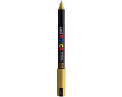 Krijtstift – Fineliner – Universele Marker – 25 Goud – Uni Posca Marker – PC-1MR – 0,7mm – 1 stuk