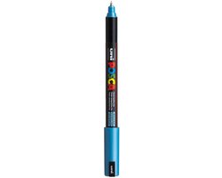 Krijtstift – Fineliner – Universele Marker – M33 Metallic Blauw – Uni Posca Marker – PC-1MR – 0,7mm – 1 stuk