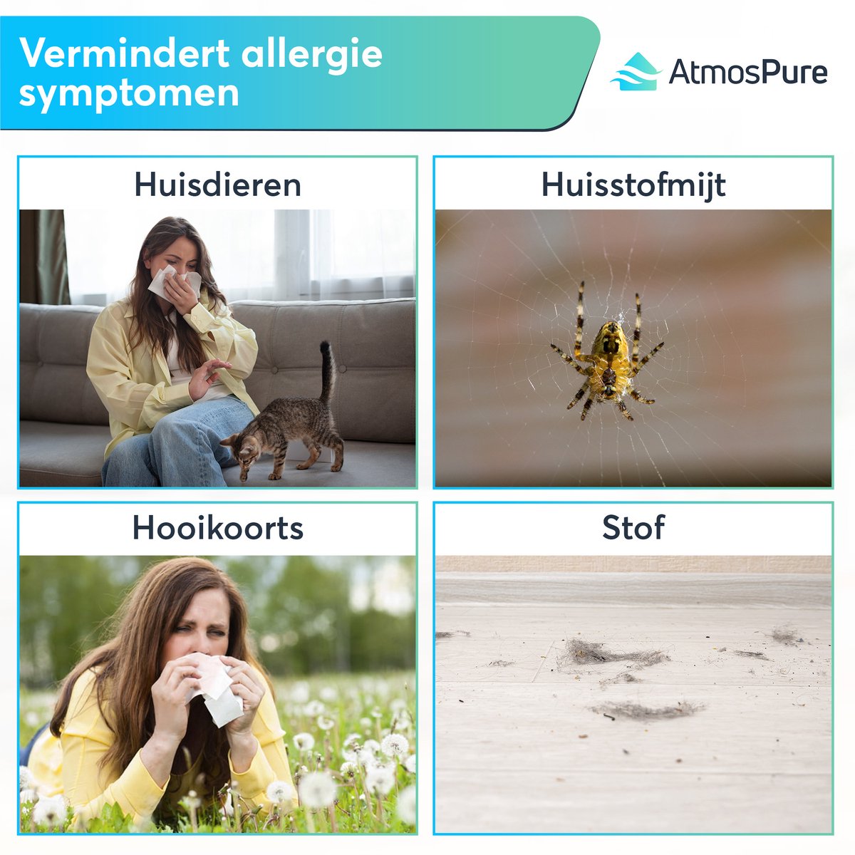 AtmosPure CleanAir - Stille Luchtreiniger thumbnail 6