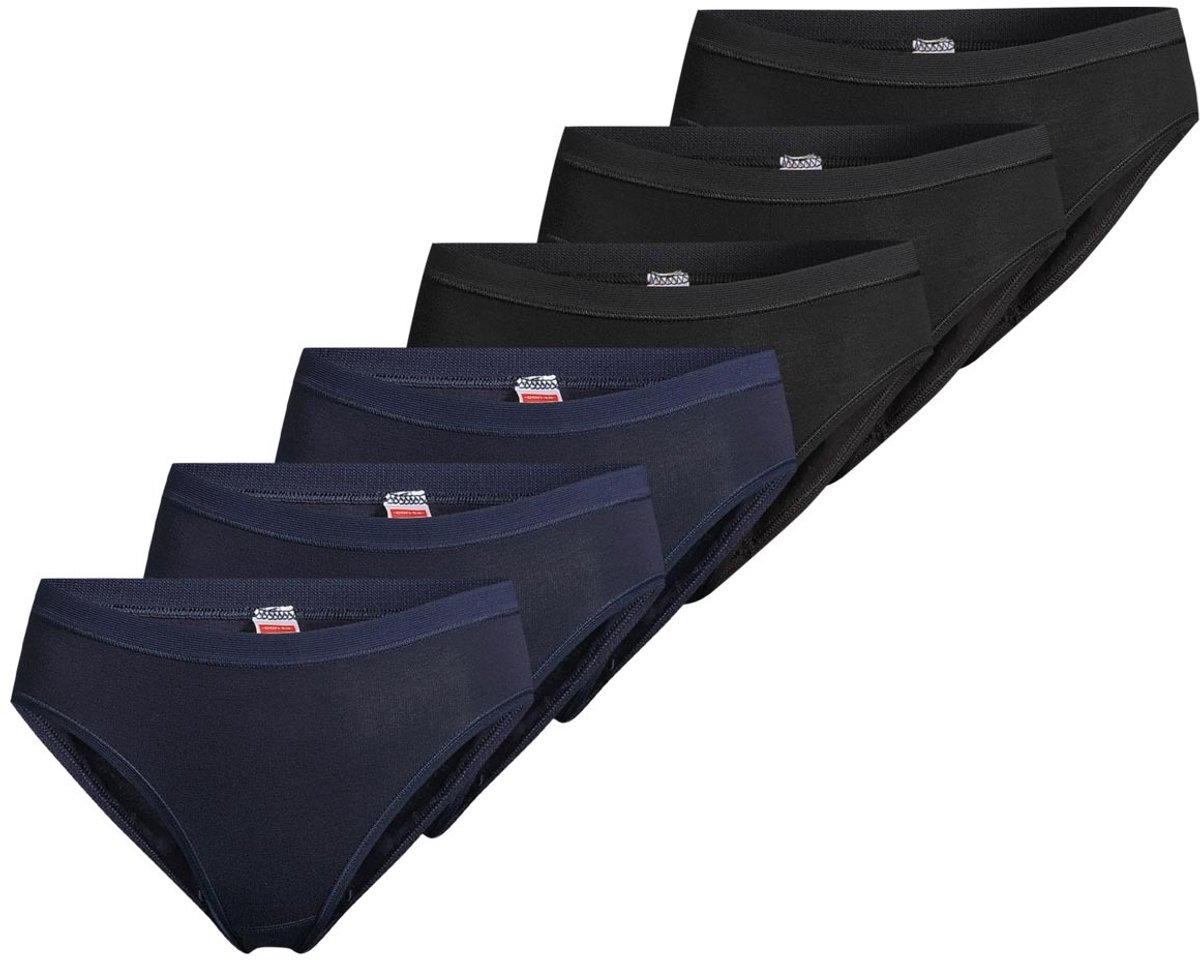 Conta Dames midi slip 6 pack fijnrib