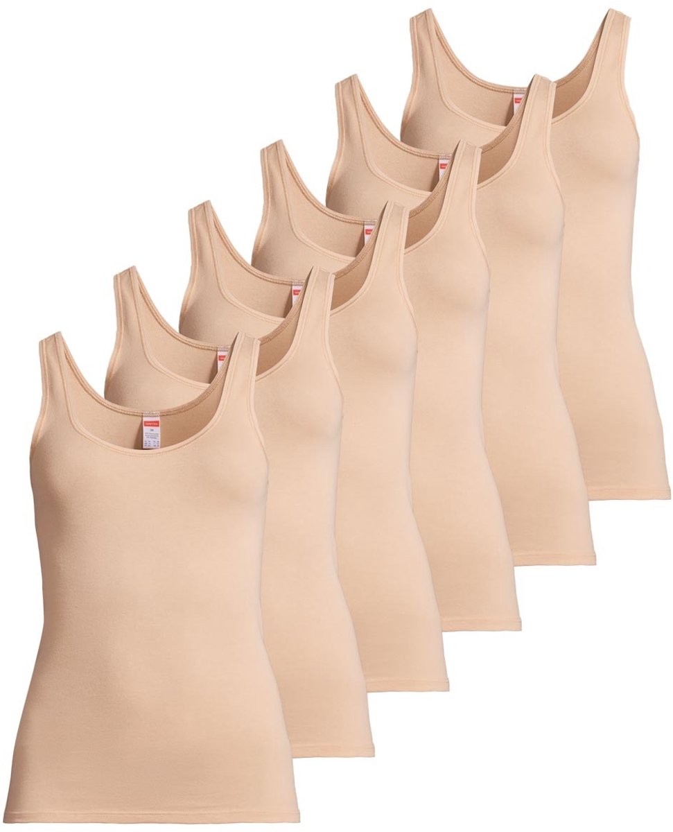 Conta Dames onderhemd 6 pack fijnrib