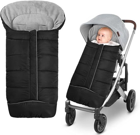 Winter voetenzak grijs buggy en kinderwagen - fillikid