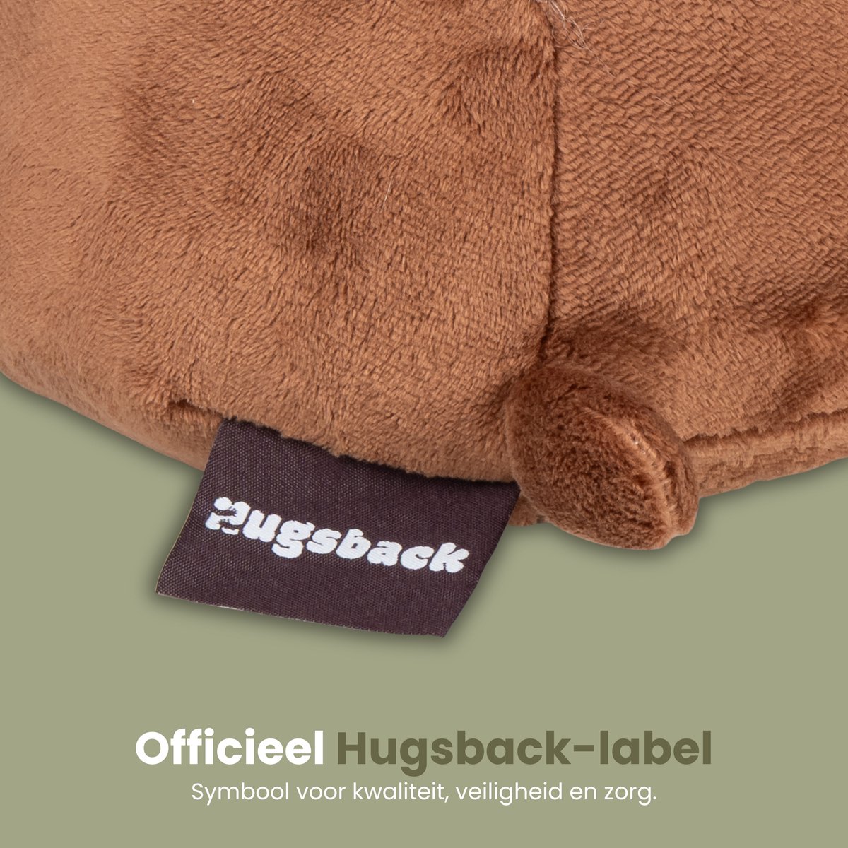 Hugsback 2 kg Verzwaringsknuffel Beer – Verzwaarde Knuffel 45cm – Weighted Stuffed Animal – Zware Knuffel tegen Stress & Angst – Sensorisch Speelgoed – Knuffelbeer voor Kinderen & Volwassenen — afbeelding 14