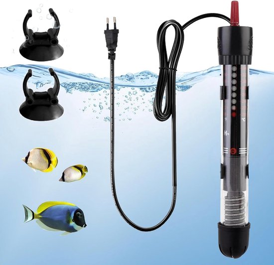 Ynkkvre – aquariumverwarmer – 50W verstelbare verwarmingsstaaf met thermostaat – geschikt voor 30–60L aquariums – verwarming 20–34°C voor visbakken