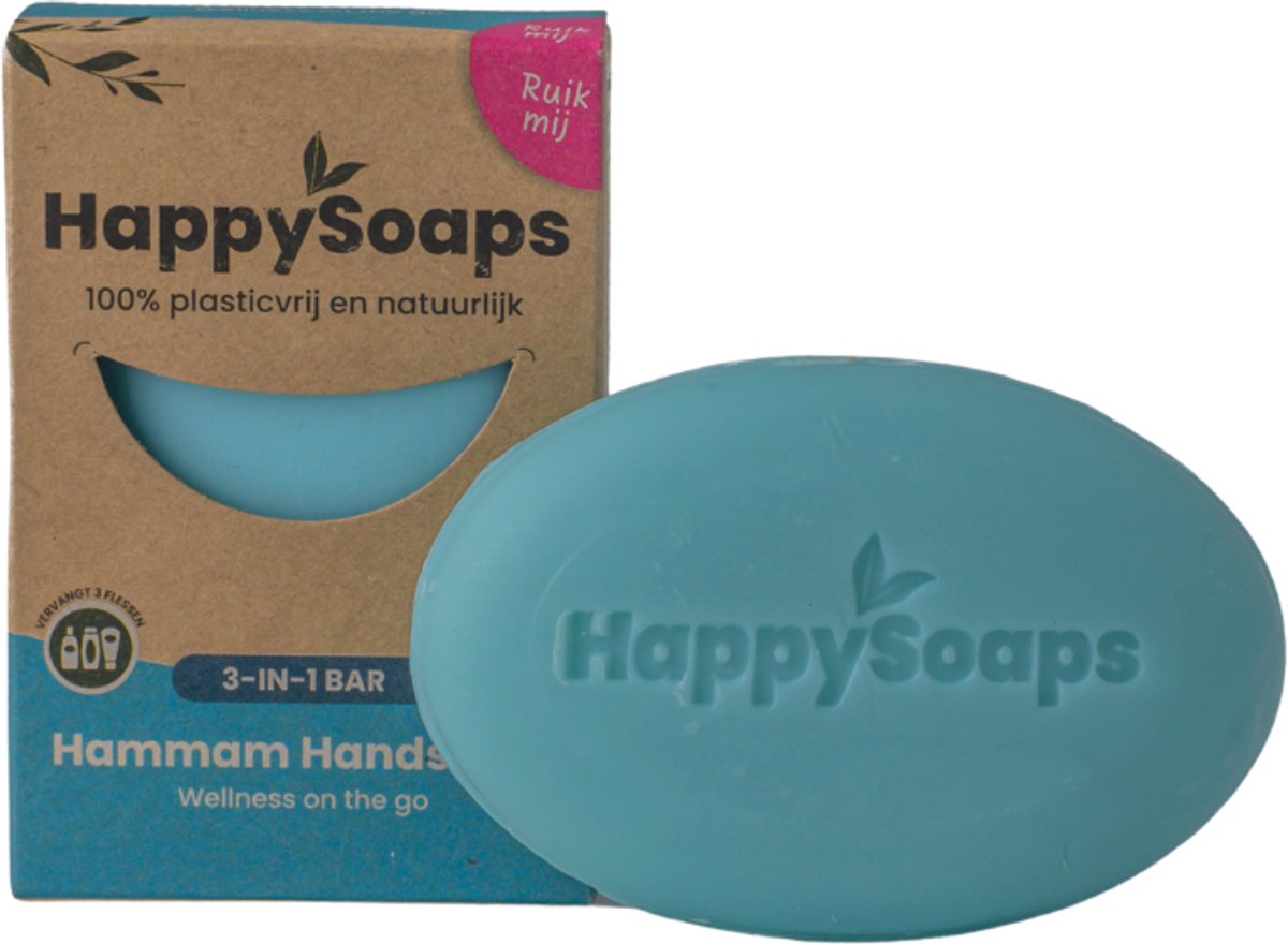 HappySoaps 3-in-1 Hammam Bar Voordeelverpakking thumbnail 5